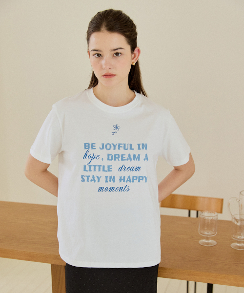 YUPPE(ヨッペ)の「JOYFUL FLOWER T-SHIRT_WHITE(Tシャツ/カットソー・レディース・その他・FREE)」の4枚目の写真