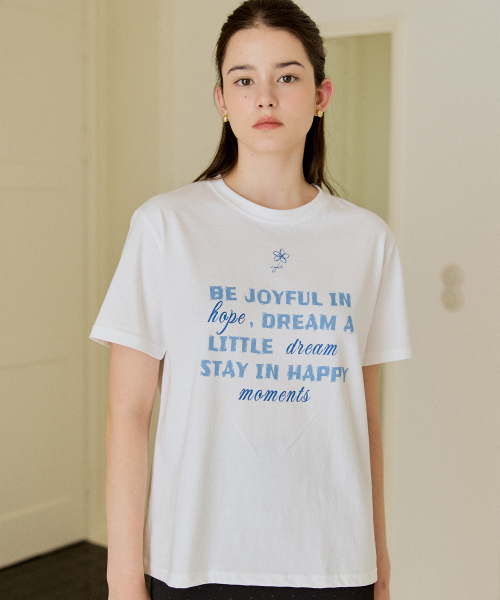 YUPPE(ヨッペ)の「JOYFUL FLOWER T-SHIRT_WHITE(Tシャツ/カットソー・レディース・その他・FREE)」の5枚目の写真