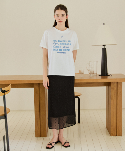 YUPPE(ヨッペ)の「JOYFUL FLOWER T-SHIRT_WHITE(Tシャツ/カットソー・レディース・その他・FREE)」の6枚目の写真