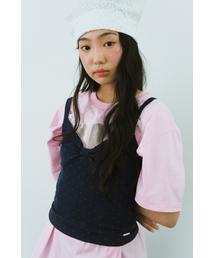 SHAKIRI（シャキリ）の「ボウドットビスチェ（ネイビー）（Tシャツ/カットソー）」