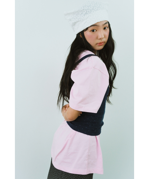 SHAKIRI(シャキリ)の「ボウドットビスチェ(ネイビー)(Tシャツ/カットソー・レディース・ネイビー・FREE)」の3枚目の写真