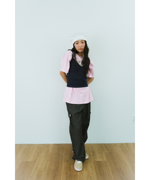 SHAKIRI(シャキリ)の「ボウドットビスチェ(ネイビー)(Tシャツ/カットソー・レディース・ネイビー・FREE)」の4枚目の写真