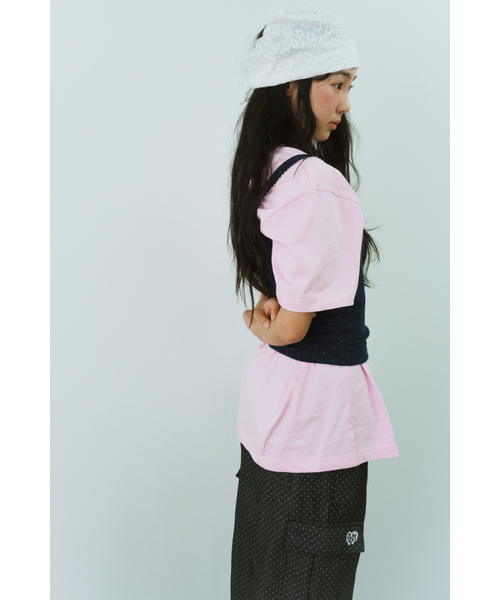 SHAKIRI(シャキリ)の「ボウドットビスチェ(ネイビー)(Tシャツ/カットソー・レディース・ネイビー・FREE)」の7枚目の写真