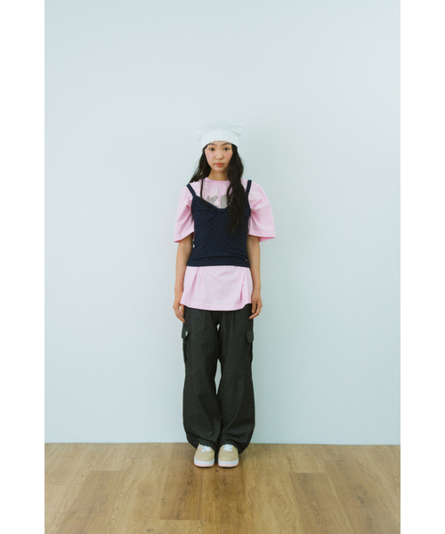 SHAKIRI(シャキリ)の「ボウドットビスチェ(ネイビー)(Tシャツ/カットソー・レディース・ネイビー・FREE)」の8枚目の写真
