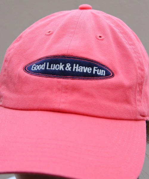 THE SHINZONE(ザ シンゾーン)の「THE SHINZONE/シンゾーン Good Luck&Have Fun CAP 26SMSIT02(キャップ・レディース・コーラルピンク/グレー・FREE)」の4枚目の写真