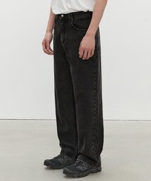 DECET（デケト）の「Mid Rise Wide Jeans DCPT027STNBlack（デニムパンツ）」