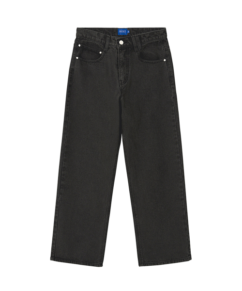 DECET(デケト)の「Mid Rise Wide Jeans DCPT027STNBlack(デニムパンツ・レディース・その他・26/28/30/32/34)」の10枚目の写真