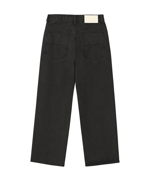 DECET(デケト)の「Mid Rise Wide Jeans DCPT027STNBlack(デニムパンツ・レディース・その他・26/28/30/32/34)」の11枚目の写真