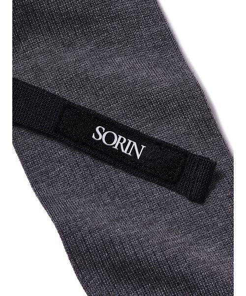 SORIN（ソリン　）の「Rayon Wool Ribbon Socks/レーヨンウールリボンソックス（ソックス/靴下・レディース・ダークグレー/キャメル/ピンク/ブラック・F）」の9枚目の写真