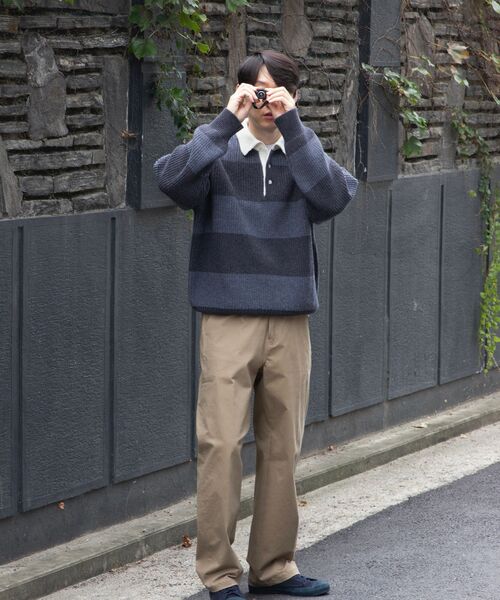 POKER FACE（ポーカーフェイス）の「RUGBY SWEATER GREY/CHARCOAL（ニット/セーター・メンズ・その他・48）」の7枚目の写真