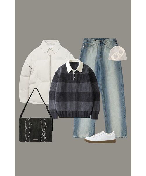 POKER FACE（ポーカーフェイス）の「RUGBY SWEATER GREY/CHARCOAL（ニット/セーター・メンズ・その他・48）」の10枚目の写真