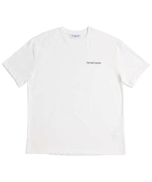 TEN PAST SEVEN(テン ファスト セブン)の「オーバーサイズTシャツ - ホワイト(Tシャツ/カットソー・メンズ・その他・SMALL/MEDIUM/LARGE)」の1枚目の写真