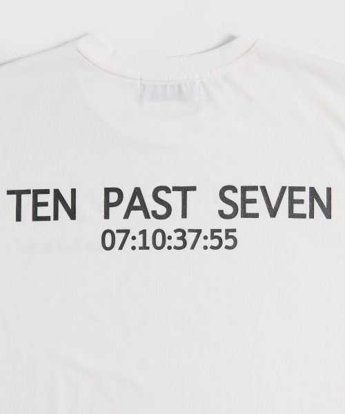 TEN PAST SEVEN(テン ファスト セブン)の「オーバーサイズTシャツ - ホワイト(Tシャツ/カットソー・メンズ・その他・SMALL/MEDIUM/LARGE)」の6枚目の写真