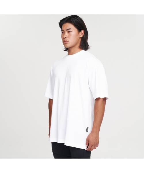 ONERM(ワンアルエム)の「スーピマオーバーサイズTシャツホワイト(Tシャツ/カットソー・メンズ・その他・MEDIUM/LARGE/X-LARGE)」の3枚目の写真