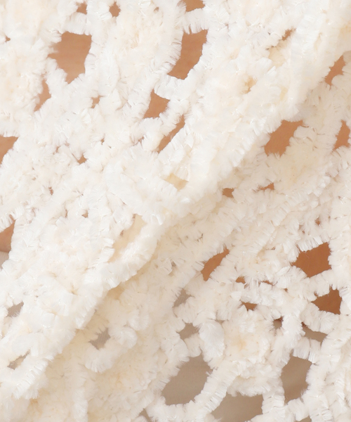 La TOTALITE（ラトータリテ）の「【洗える】モールエンブロイダリーカーディガン（カーディガン/ボレロ・レディース・ホワイト/ブラック・FREE）」の15枚目の写真