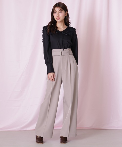 JILL by JILL STUART(ジルバイジルスチュアート)の「◇レースセーラーカラーブラウス(シャツ/ブラウス・レディース・ブラック/ブルー/ホワイト・FREE)」の5枚目の写真