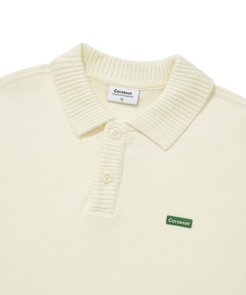 COVERNAT（カバーナット）の「ニットカラー スウェット エクリュ（ニット/セーター・レディース・その他・SMALL/MEDIUM/LARGE/X-LARGE）」の3枚目の写真