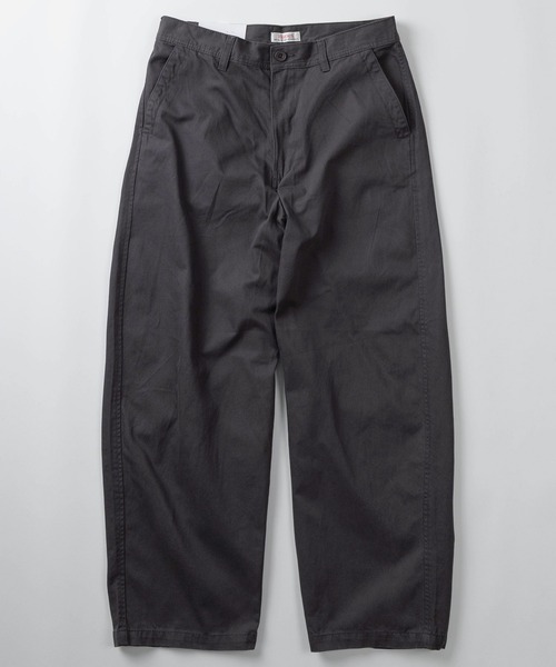 HANES(ヘインズ)の「【78】【Hanes/ヘインズ】ワイドフィット ノータック チノパンツ/ワーク/アメカジ【新色グレー追加】(チノパンツ・メンズ・カーキ/ブラック/ベージュ/グレー・XL/L/M/S)」の11枚目の写真