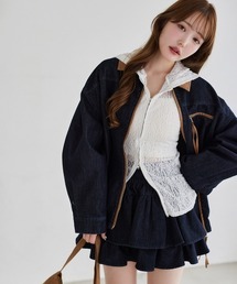 one after another NICE CLAUP | 【WEB限定】セットアップ対応/オーバーサイズパイピングジャケット(ブルゾン)