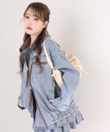 one after another NICE CLAUP | 【WEB限定】セットアップ対応/オーバーサイズパイピングジャケット(ブルゾン)