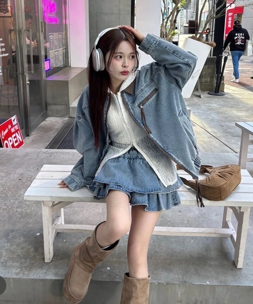 ナイスクラップ　パイピングジャケット one after another NICE CLAUP｜【WEB限定】セットアップ対応