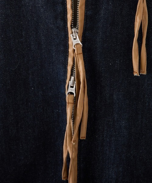 one after another NICE CLAUP（ワンアフターアナザーナイスクラップ）の「【WEB限定】セットアップ対応/オーバーサイズパイピングジャケット（ブルゾン・レディース・サックスブルー/ネイビー・FREE）」の20枚目の写真