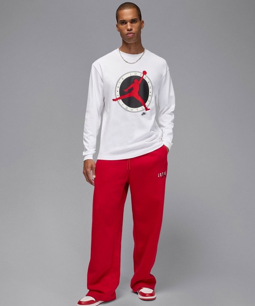 JORDAN BRAND(ジョーダンブランド)の「JORDAN BRAND M J FLT CLB LS CREW / ジョーダン ブランド FLT CLB L/S クルー / NIKE【SP】(Tシャツ/カットソー・メンズ・ブラック/ホワイト・S/M/L/XL/XXL)」の18枚目の写真