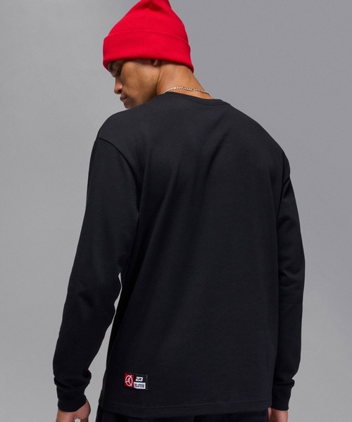 JORDAN BRAND(ジョーダンブランド)の「JORDAN BRAND M J FLT CLB LS CREW / ジョーダン ブランド FLT CLB L/S クルー / NIKE【SP】(Tシャツ/カットソー・メンズ・ブラック/ホワイト・S/M/L/XL/XXL)」の9枚目の写真