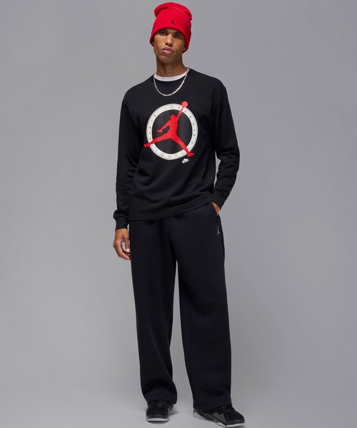 JORDAN BRAND(ジョーダンブランド)の「JORDAN BRAND M J FLT CLB LS CREW / ジョーダン ブランド FLT CLB L/S クルー / NIKE【SP】(Tシャツ/カットソー・メンズ・ブラック/ホワイト・S/M/L/XL/XXL)」の10枚目の写真