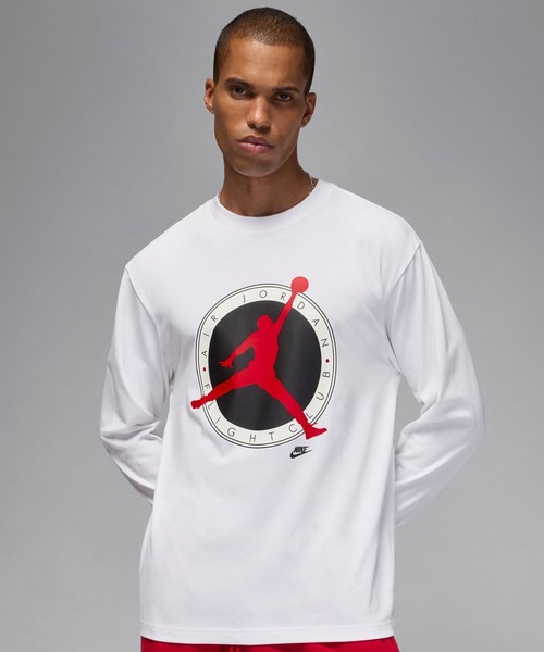 JORDAN BRAND(ジョーダンブランド)の「JORDAN BRAND M J FLT CLB LS CREW / ジョーダン ブランド FLT CLB L/S クルー / NIKE【SP】(Tシャツ/カットソー・メンズ・ブラック/ホワイト・S/M/L/XL/XXL)」の12枚目の写真
