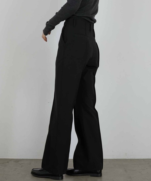 セール】【LA PEAU DE GEM】pintuck stretch pants/ピンタック