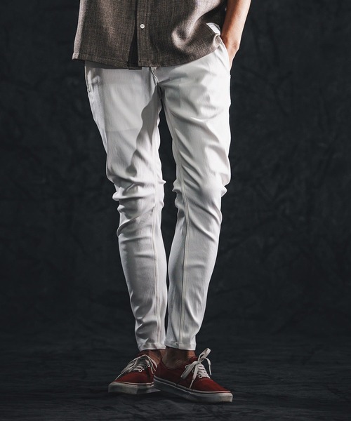 wjk reluxe(ダブルジェーケーリラックス)の「mp14489-stretch banana silhouette pants バナナシルエットパンツ(WR26S-10)(その他パンツ・メンズ・ブラック/ホワイト/ネイビー・L/M/S)」の5枚目の写真