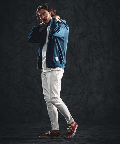 wjk reluxe(ダブルジェーケーリラックス)の「mp14489-stretch banana silhouette pants バナナシルエットパンツ(WR26S-10)(その他パンツ・メンズ・ブラック/ホワイト/ネイビー・L/M/S)」の9枚目の写真