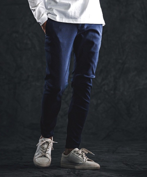 wjk reluxe(ダブルジェーケーリラックス)の「mp14489-stretch banana silhouette pants バナナシルエットパンツ(WR26S-10)(その他パンツ・メンズ・ブラック/ホワイト/ネイビー・L/M/S)」の10枚目の写真