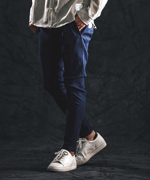 wjk reluxe(ダブルジェーケーリラックス)の「mp14489-stretch banana silhouette pants バナナシルエットパンツ(WR26S-10)(その他パンツ・メンズ・ブラック/ホワイト/ネイビー・L/M/S)」の11枚目の写真