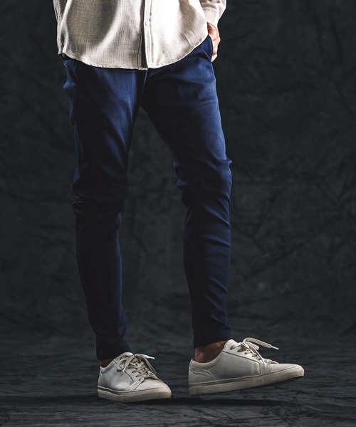 wjk reluxe(ダブルジェーケーリラックス)の「mp14489-stretch banana silhouette pants バナナシルエットパンツ(WR26S-10)(その他パンツ・メンズ・ブラック/ホワイト/ネイビー・L/M/S)」の12枚目の写真