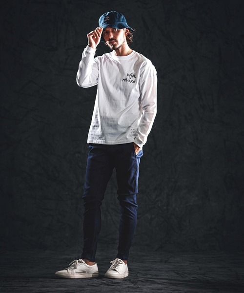 wjk reluxe(ダブルジェーケーリラックス)の「mp14489-stretch banana silhouette pants バナナシルエットパンツ(WR26S-10)(その他パンツ・メンズ・ブラック/ホワイト/ネイビー・L/M/S)」の13枚目の写真
