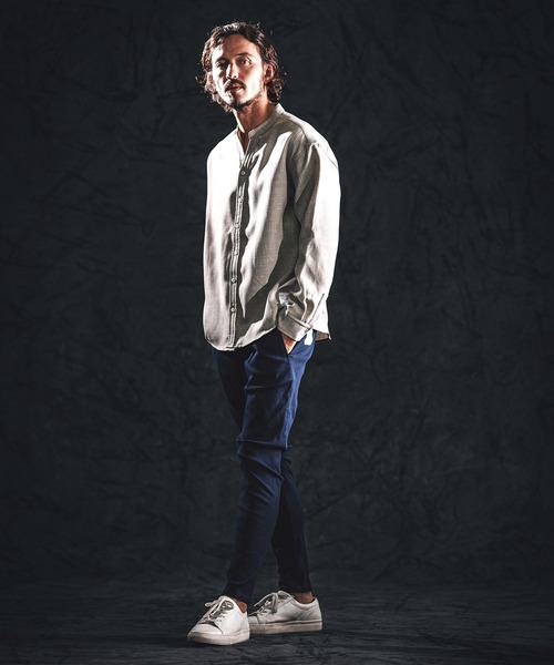 wjk reluxe(ダブルジェーケーリラックス)の「mp14489-stretch banana silhouette pants バナナシルエットパンツ(WR26S-10)(その他パンツ・メンズ・ブラック/ホワイト/ネイビー・L/M/S)」の15枚目の写真