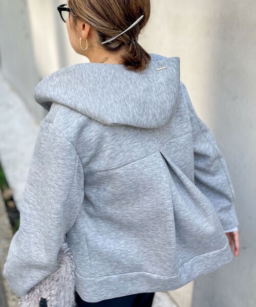 NOLLEY’S ウォッシャブル エアボールフードブルゾン 楽天市場】ウォッシャブル エアボールフードブルゾン／ノーリーズ