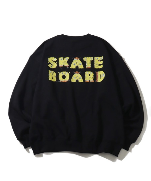 VISION STREET WEAR(ヴィジョンストリートウェア)の「【VISION STREET WEAR/ヴィジョンストリートウェア】×【SpongeBob/スポンジボブ】 スケーター グラフィック バックプリント スウェット トレーナー(スウェット・メンズ・ライトグレー/ブルー/ブラック・M/LL/L)」の10枚目の写真