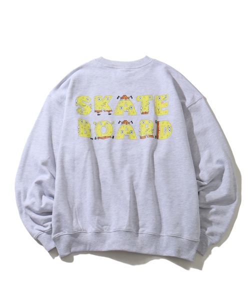 VISION STREET WEAR(ヴィジョンストリートウェア)の「【VISION STREET WEAR/ヴィジョンストリートウェア】×【SpongeBob/スポンジボブ】 スケーター グラフィック バックプリント スウェット トレーナー(スウェット・メンズ・ライトグレー/ブルー/ブラック・M/LL/L)」の12枚目の写真