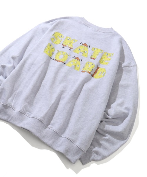 VISION STREET WEAR(ヴィジョンストリートウェア)の「【VISION STREET WEAR/ヴィジョンストリートウェア】×【SpongeBob/スポンジボブ】 スケーター グラフィック バックプリント スウェット トレーナー(スウェット・メンズ・ライトグレー/ブルー/ブラック・M/LL/L)」の17枚目の写真