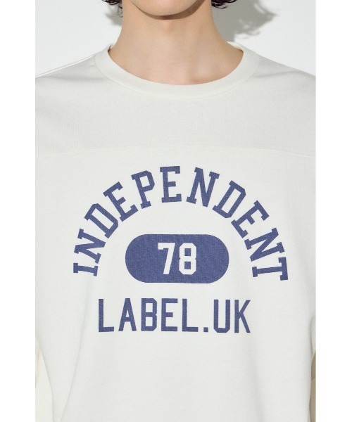 AZUL by moussy（アズールバイマウジー）の「No.78ナンバリングトップス（Tシャツ/カットソー・メンズ・ブラック/ホワイト・SMALL/MEDIUM/LARGE）」の10枚目の写真