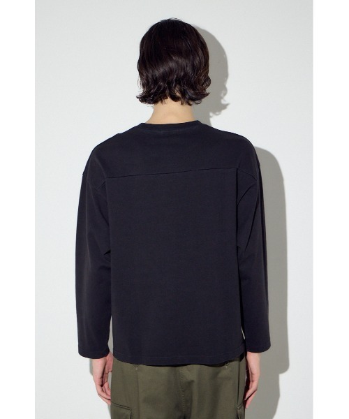 AZUL by moussy（アズールバイマウジー）の「No.78ナンバリングトップス（Tシャツ/カットソー・メンズ・ブラック/ホワイト・SMALL/MEDIUM/LARGE）」の20枚目の写真
