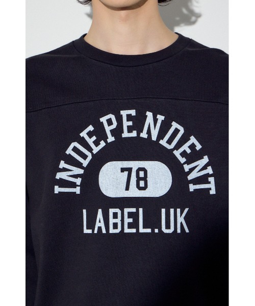 AZUL by moussy（アズールバイマウジー）の「No.78ナンバリングトップス（Tシャツ/カットソー・メンズ・ブラック/ホワイト・SMALL/MEDIUM/LARGE）」の21枚目の写真