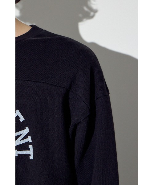 AZUL by moussy（アズールバイマウジー）の「No.78ナンバリングトップス（Tシャツ/カットソー・メンズ・ブラック/ホワイト・SMALL/MEDIUM/LARGE）」の22枚目の写真