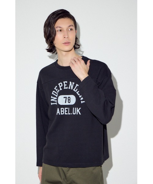 AZUL by moussy（アズールバイマウジー）の「No.78ナンバリングトップス（Tシャツ/カットソー・メンズ・ブラック/ホワイト・SMALL/MEDIUM/LARGE）」の16枚目の写真