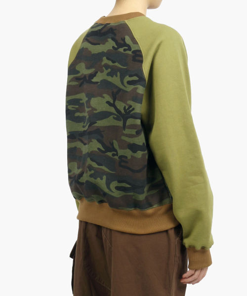 SUNNECT(ソネクト)の「W.A.M. Raglan Sweatshirt - Green(スウェット・レディース・その他・OS)」の4枚目の写真