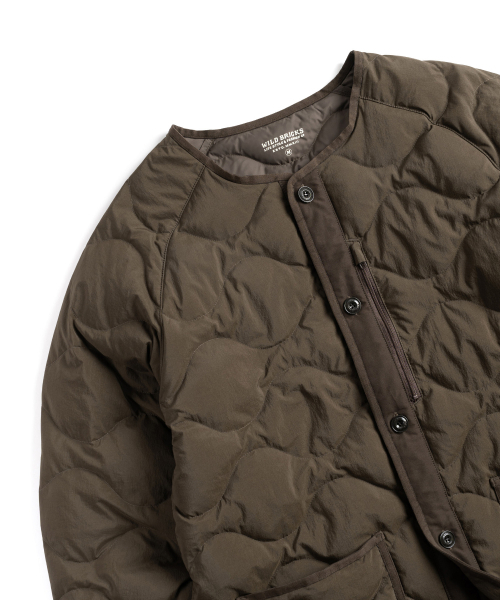 WILD BRICKS（ワイルドブリックス）の「W24 MILITARY DOWN LINER (olive)（ダウンジャケット/コート・メンズ・その他・M/L/XL）」の4枚目の写真