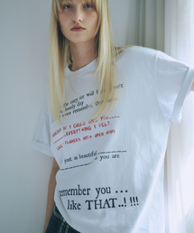 フローラルウィスパーTシャツ(ホワイト)
